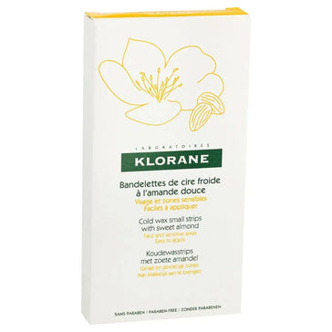 Klorane cold wax strips hair removal - face & sensitive areas - Hairgivers