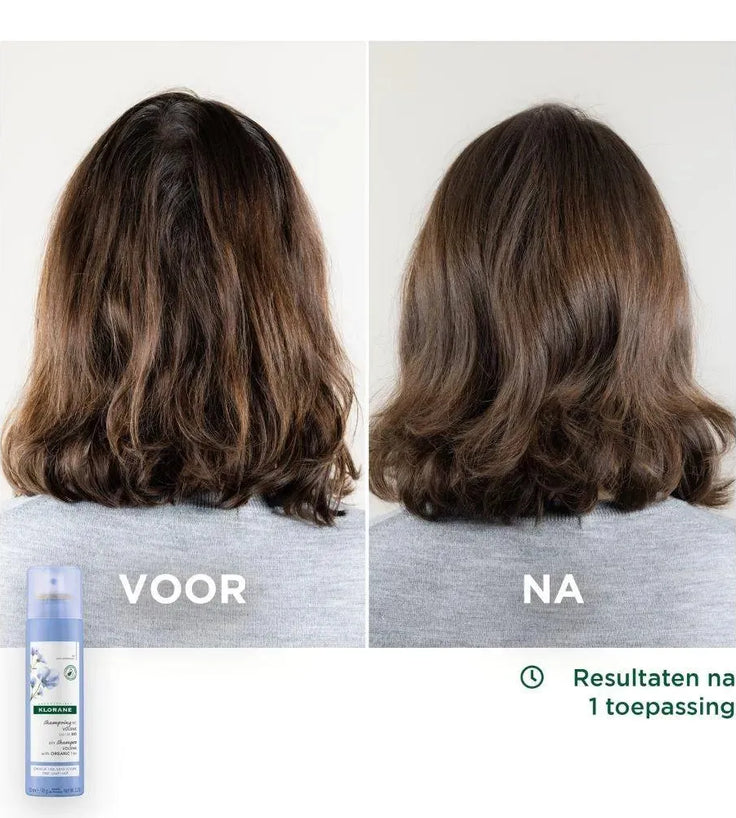 Klorane dry shampoo for volume Flax (150 ml) - Hairgivers