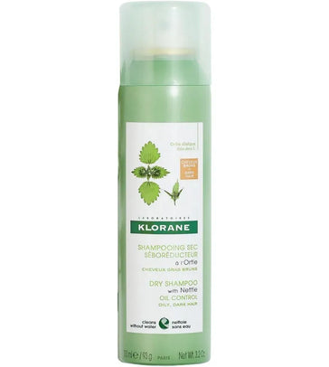 Klorane dry shampoo oily hair Nettle - dark hair (150 ml) - Hairgivers