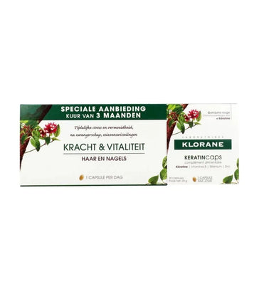 Klorane KeratinCaps (3 x 30 capsules) - Hairgivers