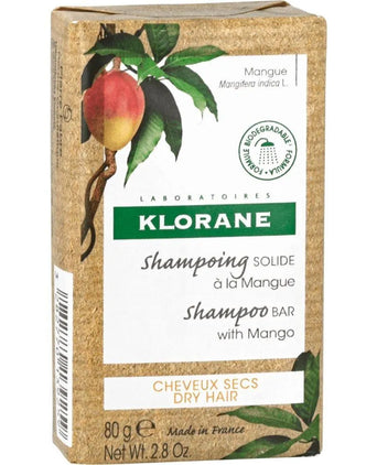 Klorane shampoo bar Mango - dry hair (80 gr) - Hair Growth Specialist