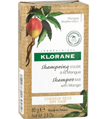 Klorane shampoo bar Mango - dry hair (80 gr) - Hairgivers
