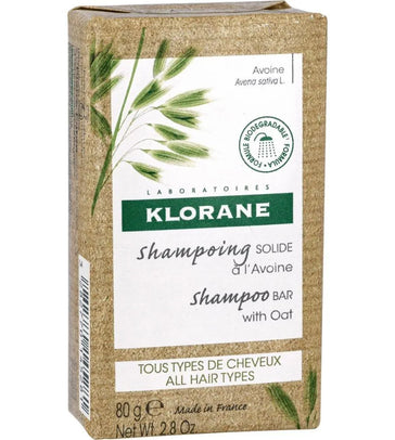 Klorane shampoo bar Oat - normal hair (80 gr) - Hair Growth Specialist