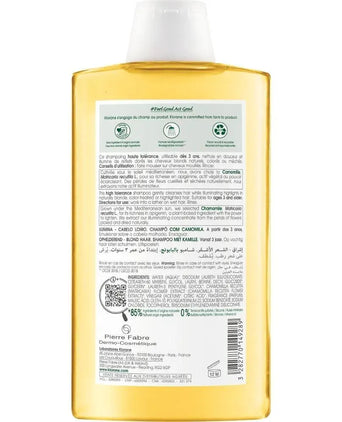 Klorane shampoo for blonde highlights Chamomile (400 ml) - Hairgivers