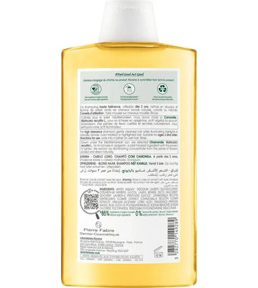 Klorane shampoo for blonde highlights Chamomile (400 ml) - Hairgivers