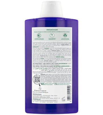 Klorane silver shampoo Centaury (400 ml) - Hair Growth Specialist