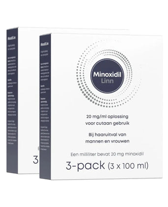 Linn Minoxidil 2% spray 6-pack (6x100 ml) - Hair Growth Specialist