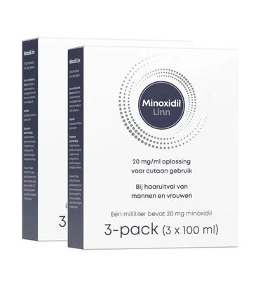 Linn Minoxidil 2% spray 6-pack (6x100 ml) - Hair Growth Specialist