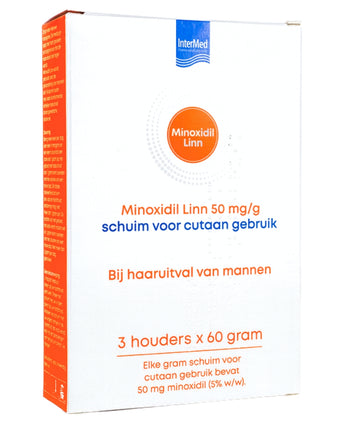 Linn Minoxidil 5% foam 3-pack (3x60 gr)