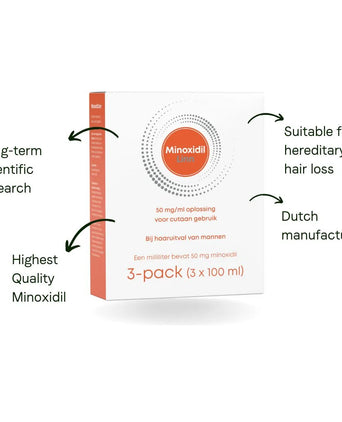 Linn Minoxidil 5% spray 6-pack (6x100 ml) - Hair Growth Specialist