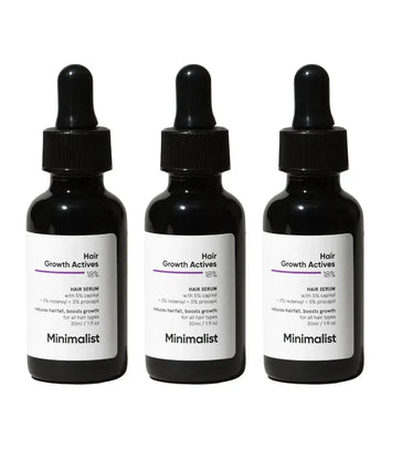 Minimalist Hair Density Serum 18% hair growth serum (3-pack) - Hair Growth Specialist