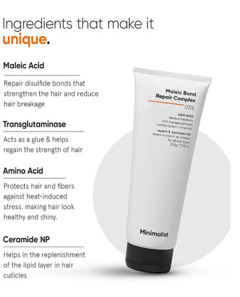 Minimalist Maleic Bond Repair Complex 05% hair mask - Hair Growth Specialist