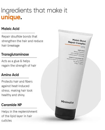 Minimalist Maleic Bond Repair Complex 05% hair mask - Hairgivers