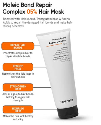 Minimalist Maleic Bond Repair Complex treatment - Hair Growth Specialist