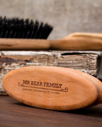 Mr. Bear Family beard brush (travel size) - Hair Growth Specialist