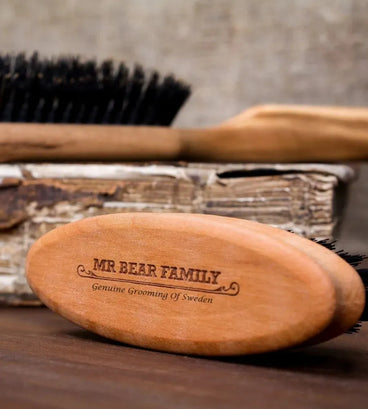 Mr. Bear Family beard brush (travel size) - Hair Growth Specialist