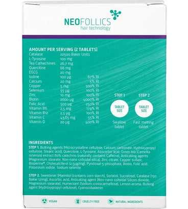 Neofollics anti-grey hair tablets (3-pack) - Hair Growth Specialist