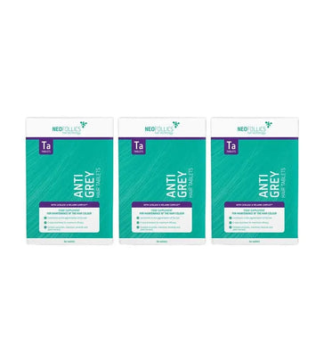 Neofollics anti-grey hair tablets (3-pack) Neofollics anti-grey hair tablets (3-pack) - Hairgivers