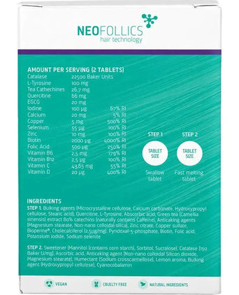 Neofollics anti-grey hair tablets (3-pack) - Hairgivers