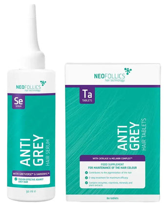Neofollics anti-grey serum + tablets combination pack - Hairgivers