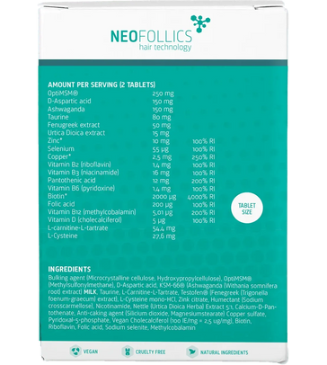 Neofollics beard growth tablets Neofollics beard growth tablets - Hairgivers