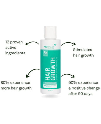 Neofollics hair growth shampoo 3-pack (3x250 ml) - Hair Growth Specialist
