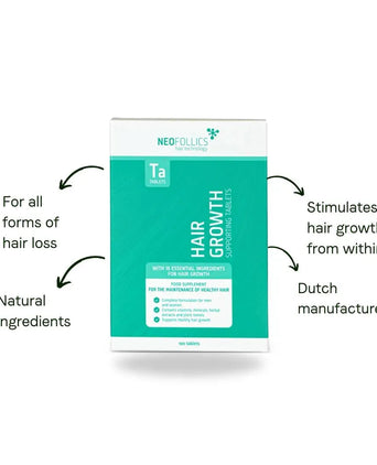 Neofollics hair growth tablets 3-pack - Hairgivers