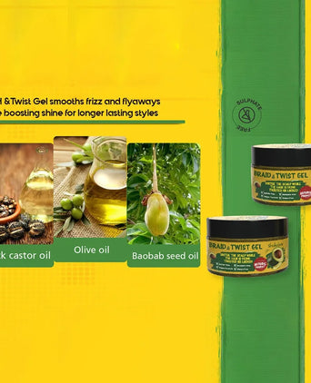 Shakebar Braid & Twist braiding gel - Hair Growth Specialist