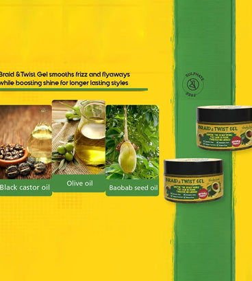 Shakebar Braid & Twist braiding gel - Hair Growth Specialist