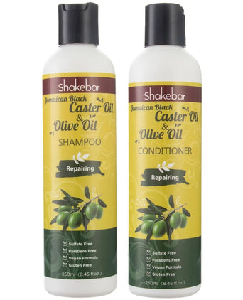 Shakebar Castor Oil & Argan Oil shampoo + conditioner - Hair Growth Specialist