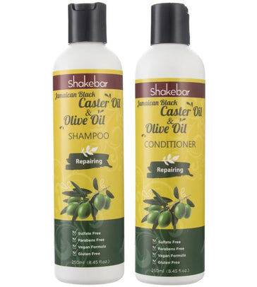 Shakebar Castor Oil & Argan Oil shampoo + conditioner - Hair Growth Specialist