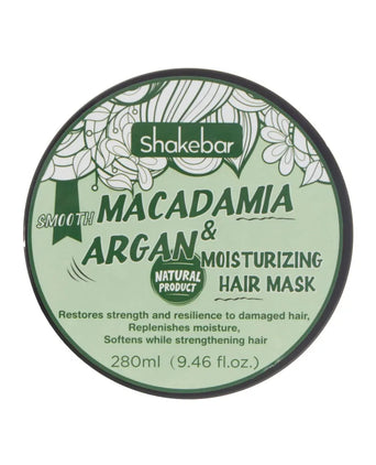 Shakebar Macadamia & Argan Oil moisturizing hair mask - Hair Growth Specialist