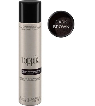Toppik hårfortykningsmiddel fargespray - mørkebrun Toppik hair thickener color spray - dark brown - Hairgivers