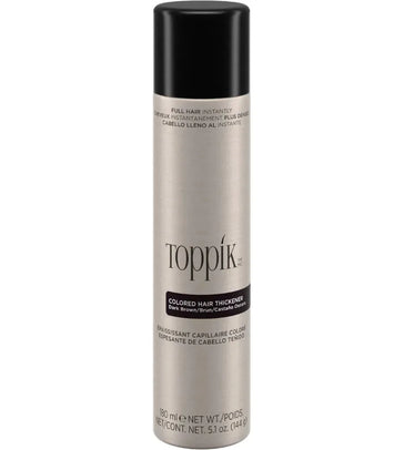 Toppik hårfortykningsmiddel fargespray - mørkebrun Toppik hair thickener color spray - dark brown - Hairgivers