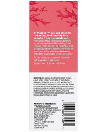 Viviscal hair thickening serum - Hair Growth Specialist
