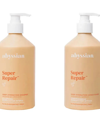 Abyssian deep hydration shampoo + conditioner combination package - Hairgivers