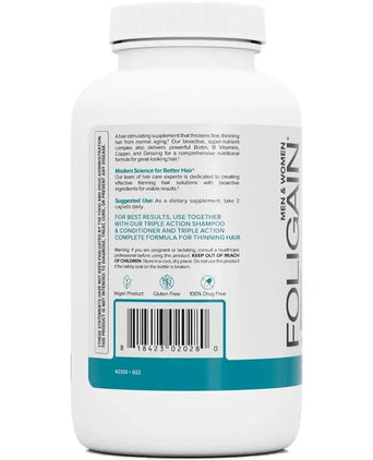 Foligain hair growth capsules (120 capsules) - Hairgivers