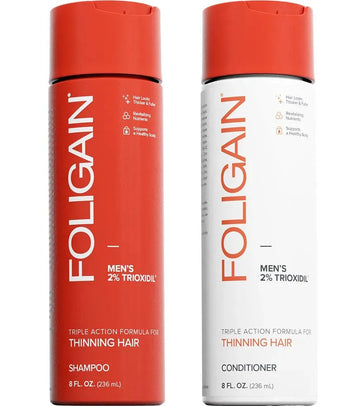 Foligain hårtap sjampo + balsam menn (236 ml) Foligain hair loss shampoo + conditioner men (236 ml) - Hairgivers