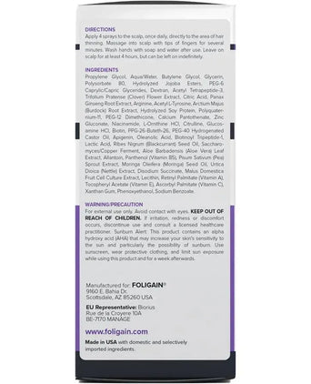 Foligain lotion women (10% Trioxidil) - Hairgivers