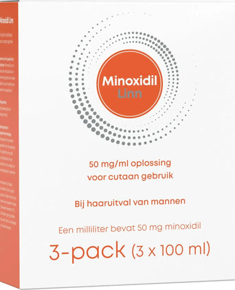 Linn Minoxidil 5% spray paquet de 3 (3x100 ml)