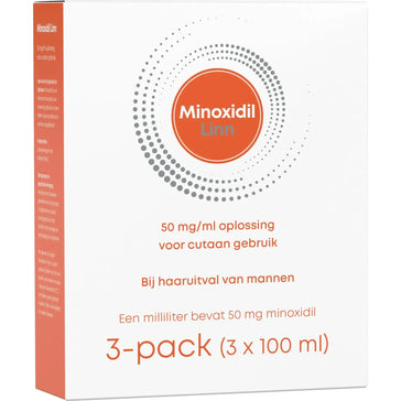 Linn Minoxidil 5% spray 3-pack (3x100 ml) - Hairgivers