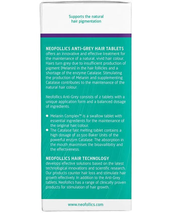 Neofollics anti-grey hair tablets - Hairgivers