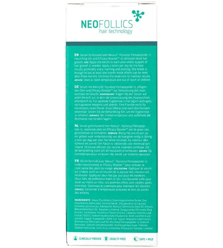 Neofollics beard growth serum (7% Neoxyl) - Hairgivers