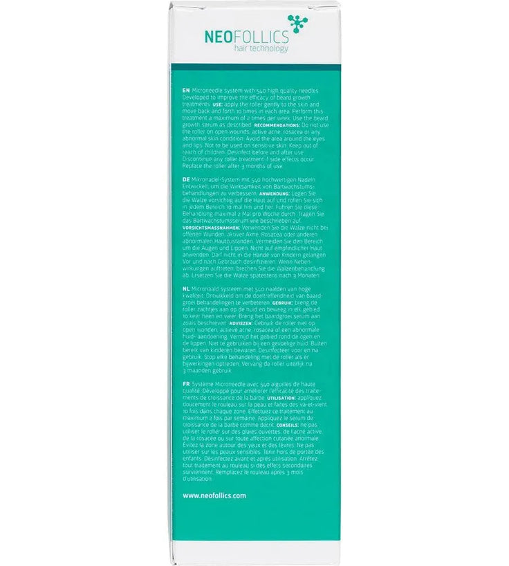 Neofollics beard roller (0.5 mm) - Hairgivers