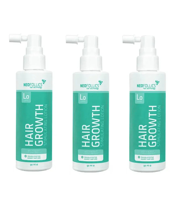 Neofollics hair growth lotion 3-pack (7% Neoxyl) - Hairgivers