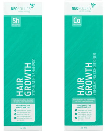 Neofollics hair growth shampoo + conditioner (250 ml) - Hairgivers