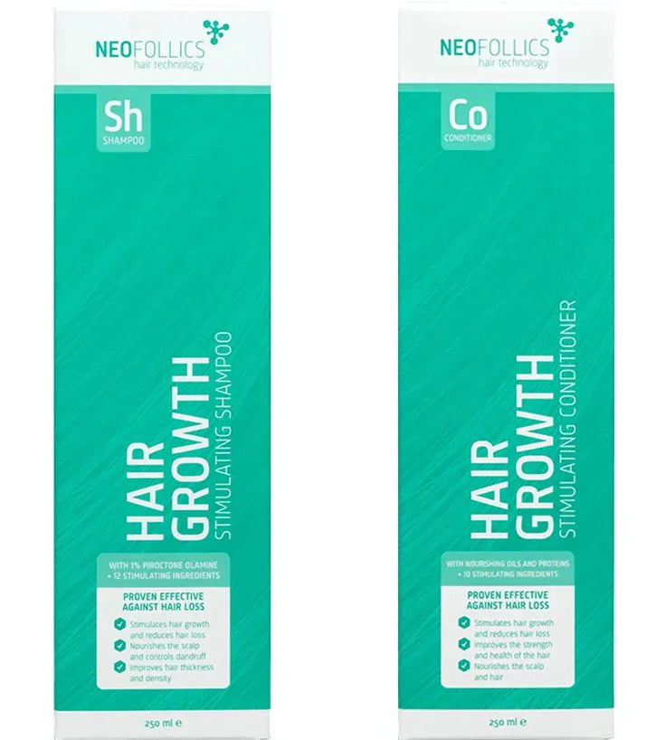 Neofollics hair growth shampoo + conditioner (250 ml) - Hairgivers