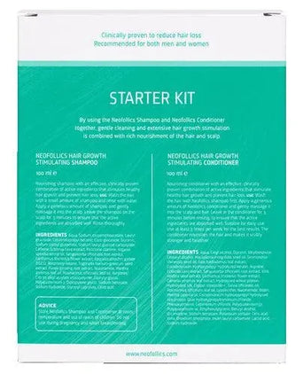 Neofollics hair growth shampoo + conditioner starter kit - Hairgivers