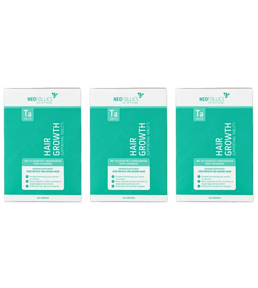 Neofollics hair growth tablets 3-pack - Hairgivers